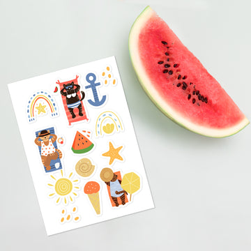 Cool Cats Sticker Set